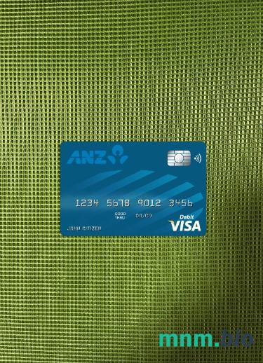 Australia Anz bank wygląd zdjęcia karty wizowej skan PSD + zdjęcie